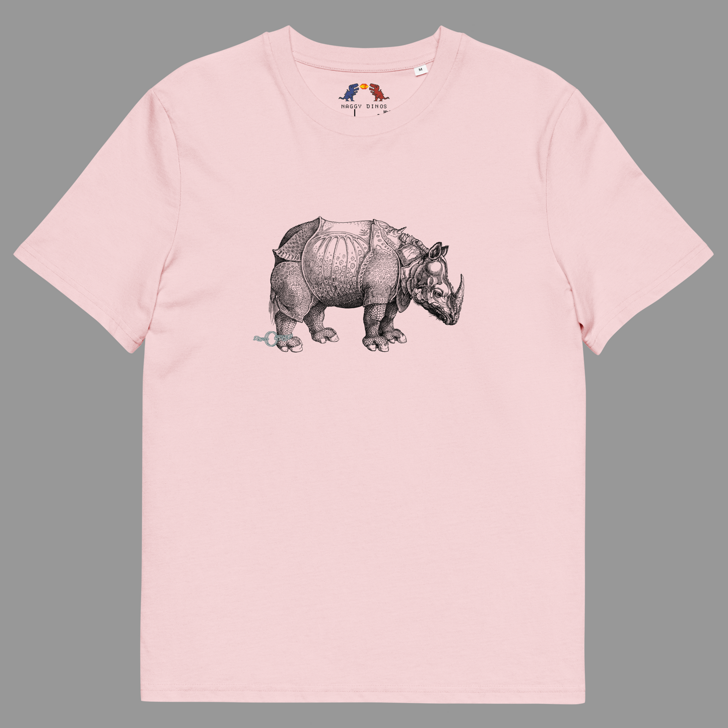 Durer's Rhino - Unisex organic cotton t-shirt