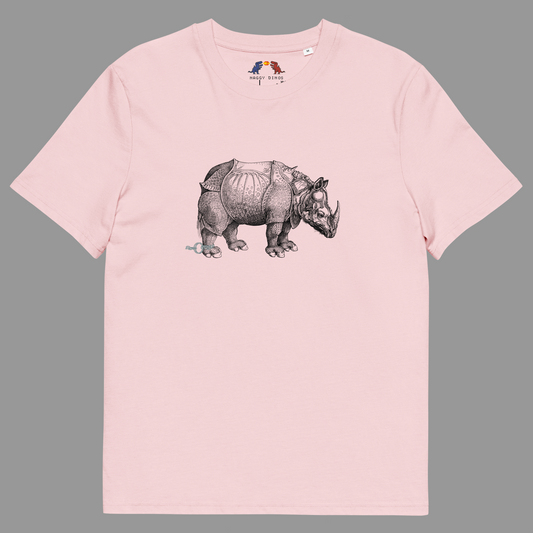 Durer's Rhino - Unisex organic cotton t-shirt
