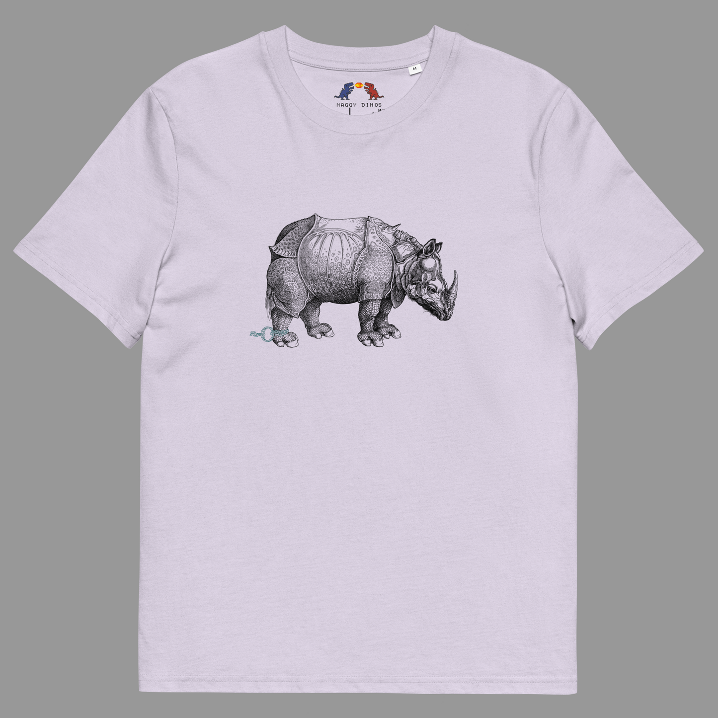 Durer's Rhino - Unisex organic cotton t-shirt