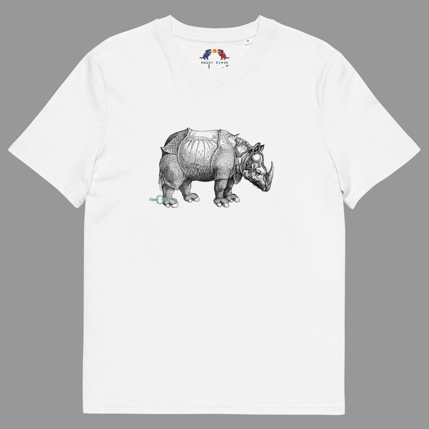 Durer's Rhino - Unisex organic cotton t-shirt